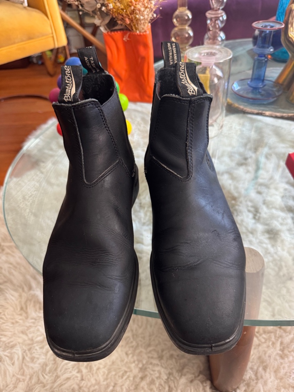 Blundstone Black Leather Chukka Boots - Picture 2 of 8